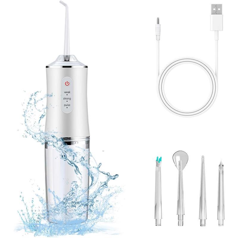 Gift Choice - 3 Modes 4 Jet Tips Water Flosser for Teeth Cleaning and Flossing - Nozzle