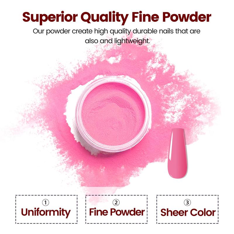 Dip Powder Nail Kit- 56 Color Nail Dip Powder Starter Kit Quick Drying Dip Powder for Home Salon Dipping Nail Manicure