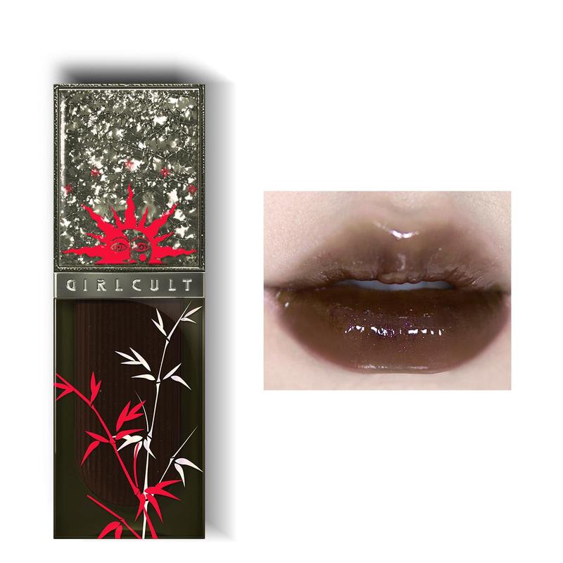 Summer Lightweight Long-lasting Mirror Lip Gloss, Glossy Lip Glaze Lip Tint, Tinted Moisturizing Liquid Lip Balm, Plumping Lip Balm, Elegant Hydrating Lip Cosmetic for Gift, Lip Care Products, Christmas Gift