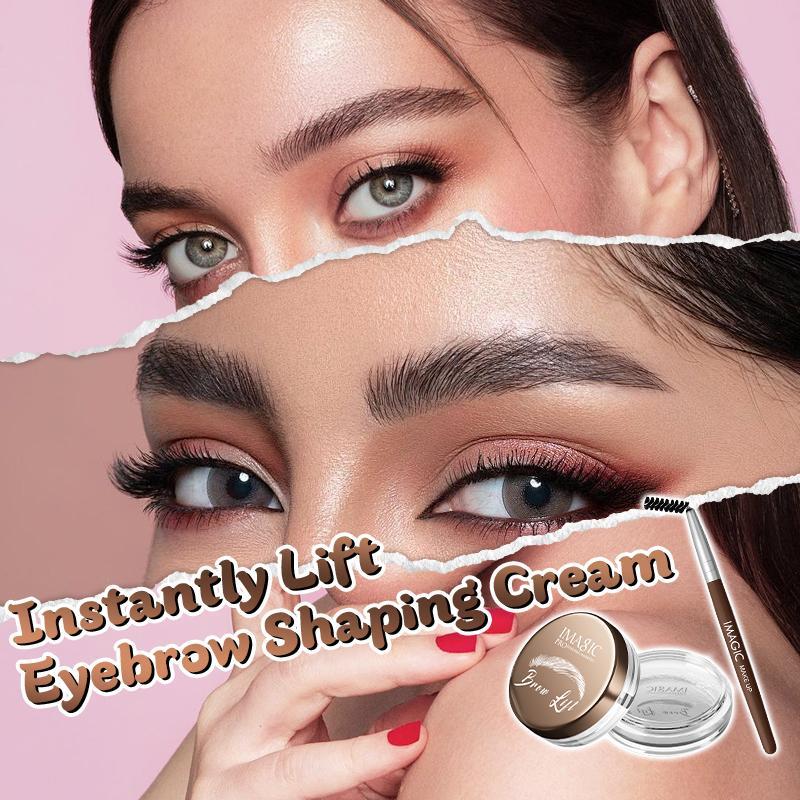 Long Lasting Eyebrow Gel with Brush, 1 Box Eyebrow Setting Gel, Professional Eye Brow Makeup Tool for Women & Girls