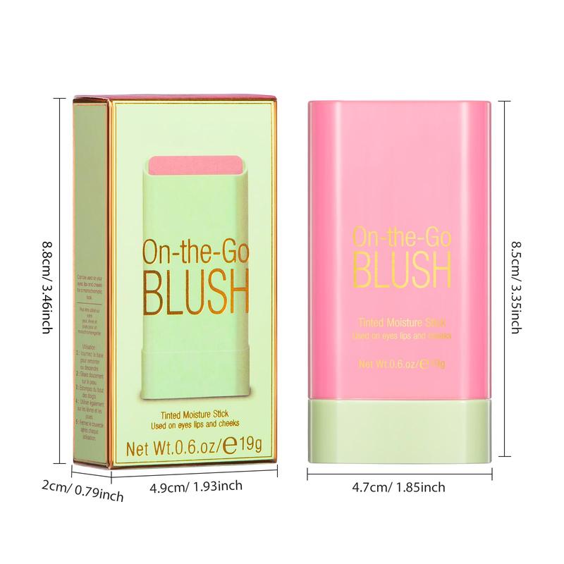 Blush Stick for Cheeks – Cream Makeup Blush Wand for Natural, Blendable Tint – Solid Moisturizer Stick with Waterproof, Long-Lasting, Matte Finish -Inspired Formula for a Radiant Glow – Perfect for All Skin Types