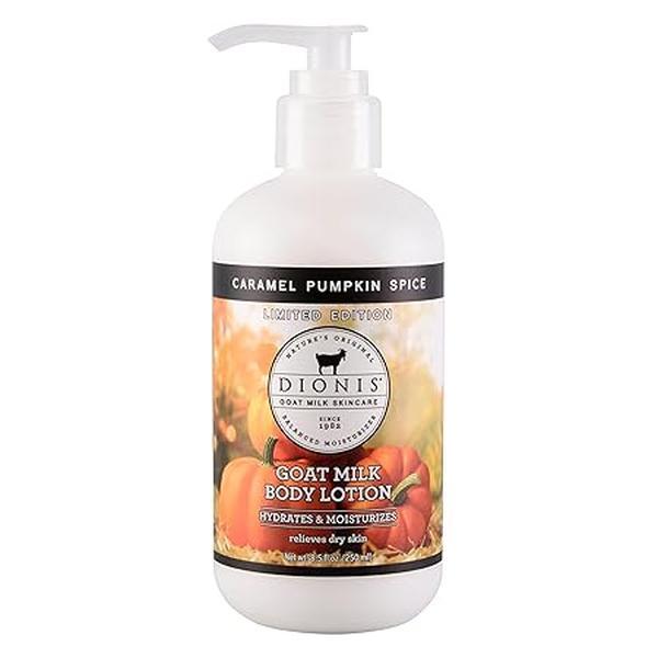 Dionis - Goat Milk Skincare Scented Lotion (8.5 oz) - Made in the USA - Cruelty-free and Paraben-free (Caramel Pumpkin Spice) Loción