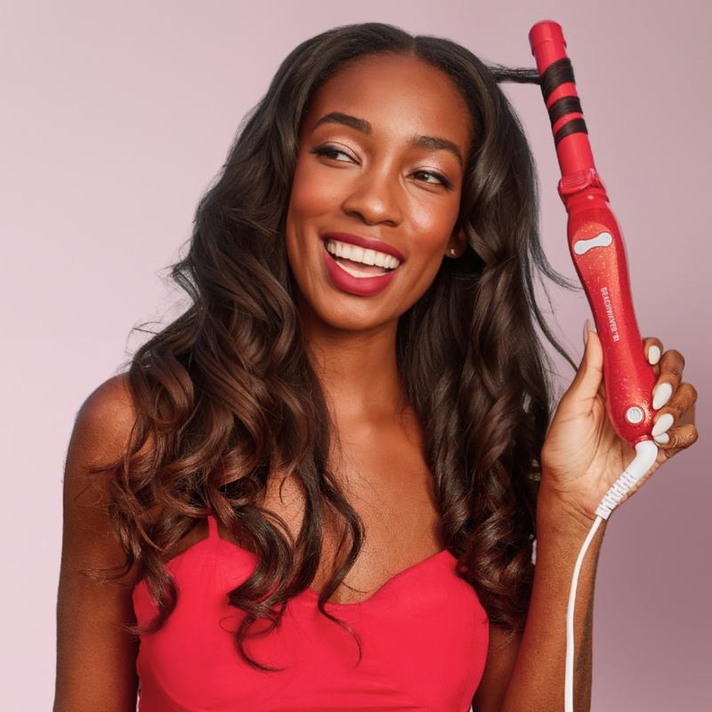 Beachwaver B1 - Red Glitter