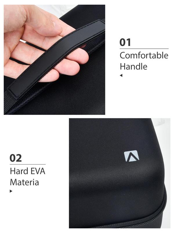 Hair Dryer Storage Bag, Hair Dryer Storage Case, Anti-fall Blow Dryer Storage Bag with Comfortable Handle, Waterproof Travel Organizer for Dyson Supersonic Hair Dryer (Box Only)