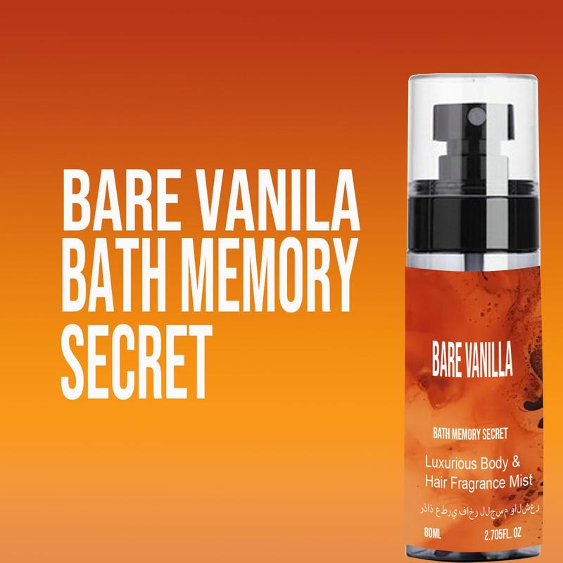 80ML Vanilla Perfume Spray, Long Lasting Fragrance for Women, Elegant Fragrance for Daily Wear, Fashion Perfume for Party, Daily Clothing Decor
