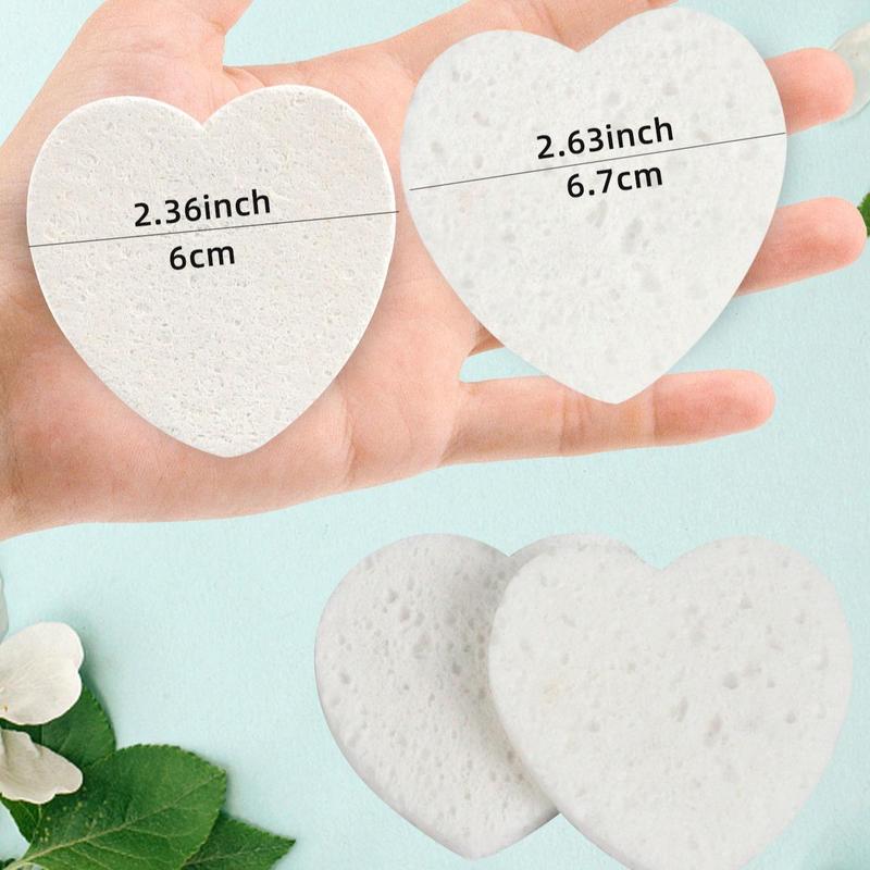Natural Compressed Facial Sponges, 30pcs set Facial Cleansing Sponges, Face Wash Sponges, Soft Facial Cleansing Sponges, Exfoliating Sponges Beauty Supplies