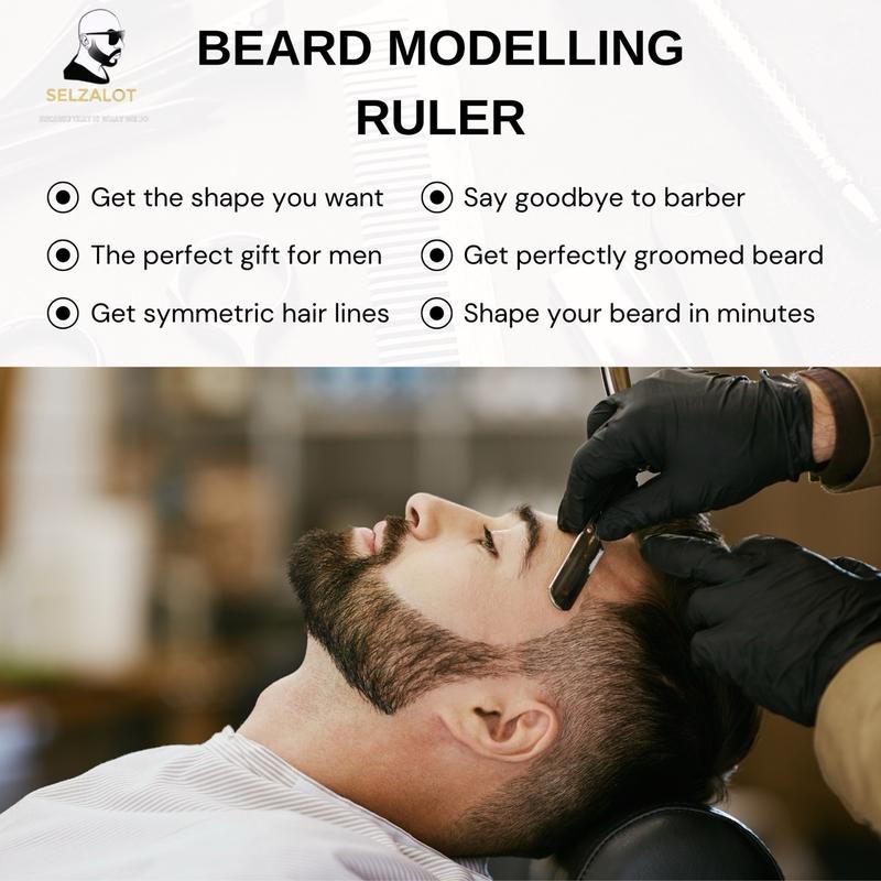 Beard Shaper for Men Beard Lineup Tool for Grooming Beard Guide Shaping Too Smooth Haircare Heatless