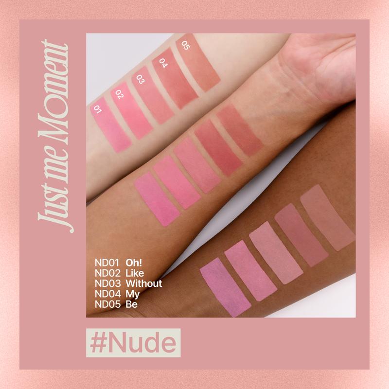 [Keyring Set] fwee Lip&Cheek Blurry Pudding Pot with Keyring (Random Color) | Blurred Matte Lips | Pudding Texture, Airbrushed Finish | 30 Colors