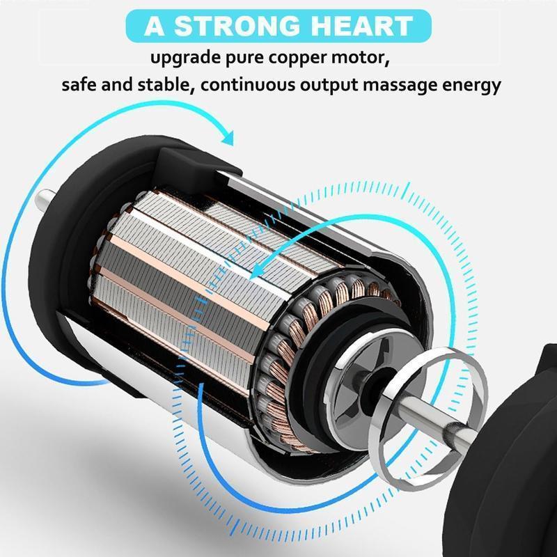 Electric Neck & Shoulder Massager, Portable Back Massager, Deep Tissue 3D Kneading Pillow for Muscle Relax, Ideal Gifts for Women & Men, Stocking Fillers
