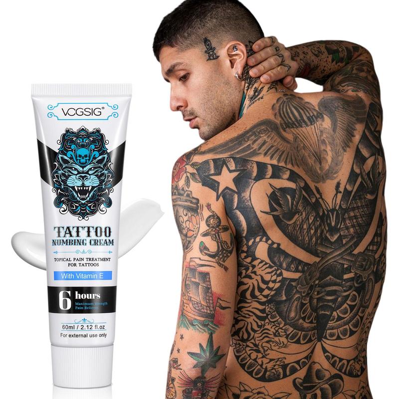 Tattoo Numbing Cream, Tattoo Aftercare Balm, Tattoo Care Cream, Moisturizing Tattoo Balm, Body Care Product for Men & Women