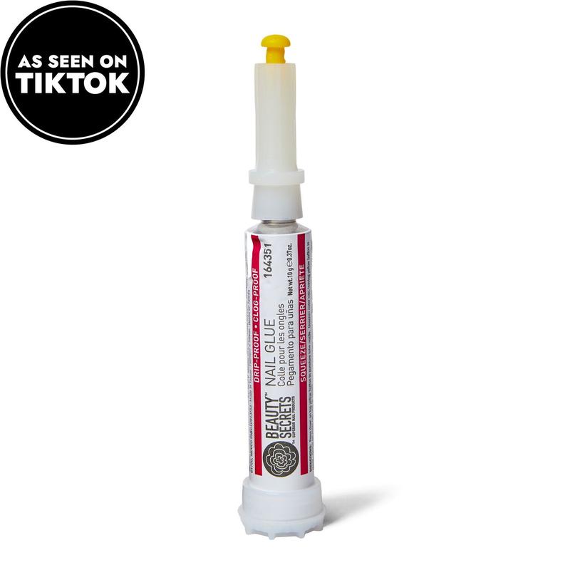 (2-Pack) Beauty Secrets Drip and Clog Proof Nail Glue For Art and Polish
