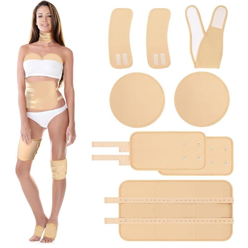 Reusable Castor Oil Pack Wraps, 8 Counts set Organic Castor Oil Packs With Adjustable Elastic Strap, Soft Oil Packs For Neck, Waist, Chest, Arm, Legs, Body Care Auxiliary Tools For Women