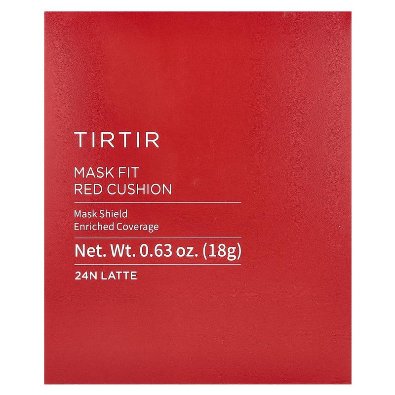 TIRTIR Mask Fit Red Cushion, 24N Latte, 0.63 oz (18 g)