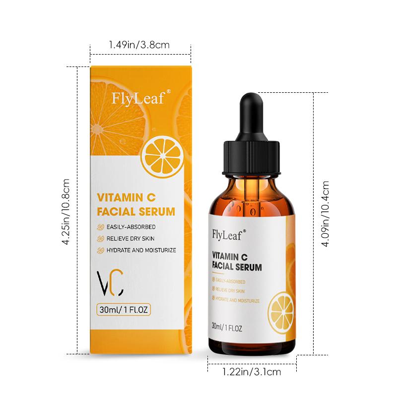 FlyLeaf 30ml Vitamin C Face Serum, Hydrating Brightening Face Serum, Moisturizing Face Serum