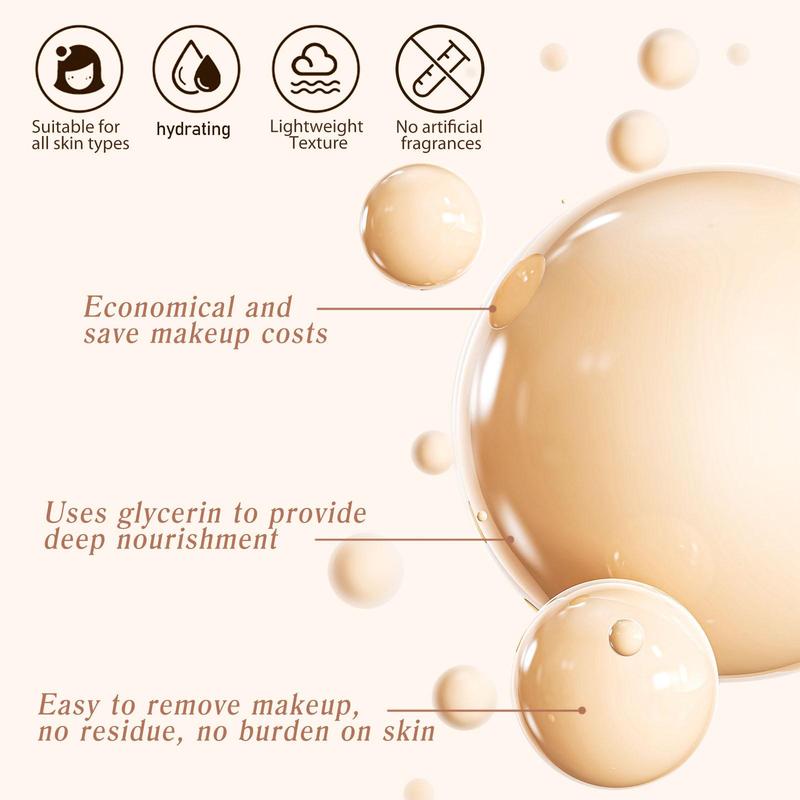 Color Changing Liquid Foundation, 2 Boxes Long Lasting Matte Makeup Foundation, Moisturizing Full Coverage Flawless Makeup Cream for Women & Girls