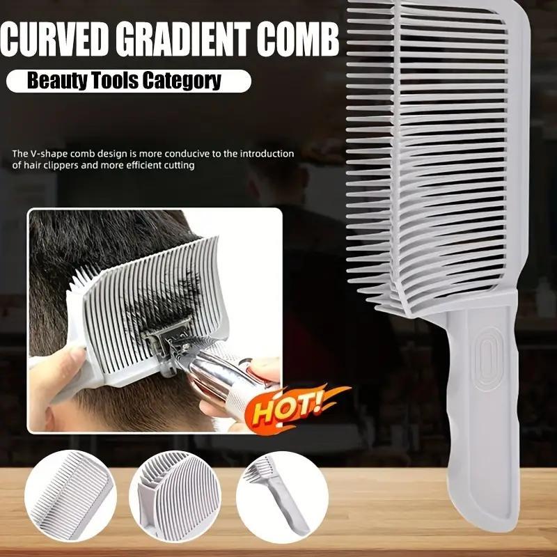 Hair Styling Tool Set, 4 Counts set Hair Comb & Collar Shaving Template & Hairdressing Guide, Professional Heat-resistant Hair Styling Tool