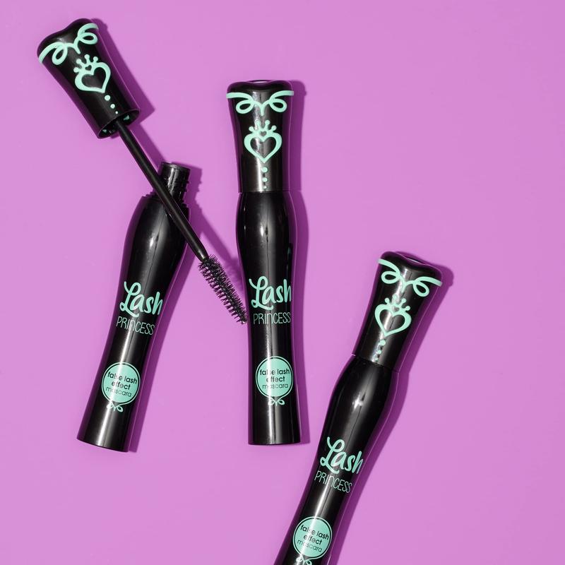 Lash Princess Mascara, with false lash effect. Volumizing, lengthening, cruelty free and paraben free.