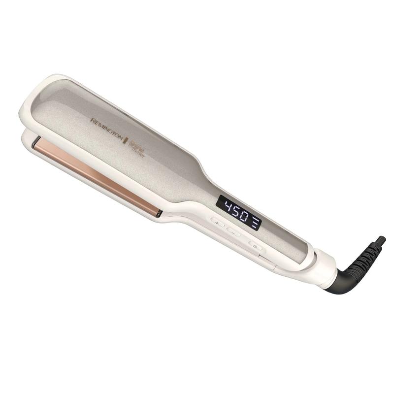 SHINE THERAPY 2 Inch Hair Straightener   Flat Iron infused with Argan Oil & Keratin, S9531
