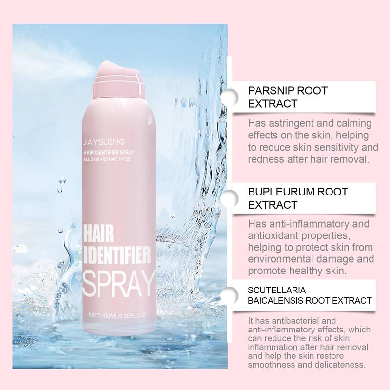 Jaysuing Facial Hair Removal Spray with 4 Cleaning Tools for Women and Girls