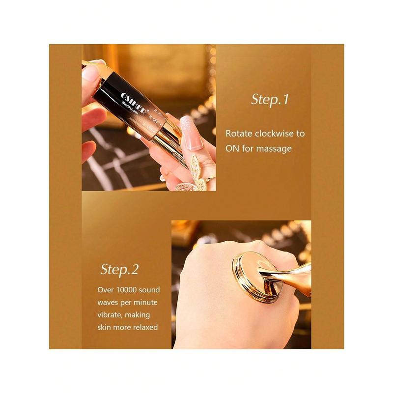 Ultrasonic Facial Skin Tightening And Lifting Beauty Device, Including Neck, Eye And Face Massager, Without Battery Spa Beauty Equipment