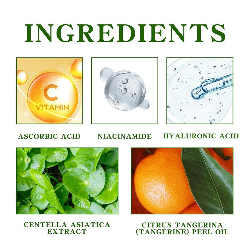 Vitamin C Moisturizing Facial Serum, 1 2 Counts Hydrating Nourishing Facial Essence, Face Lotion for Women & Men