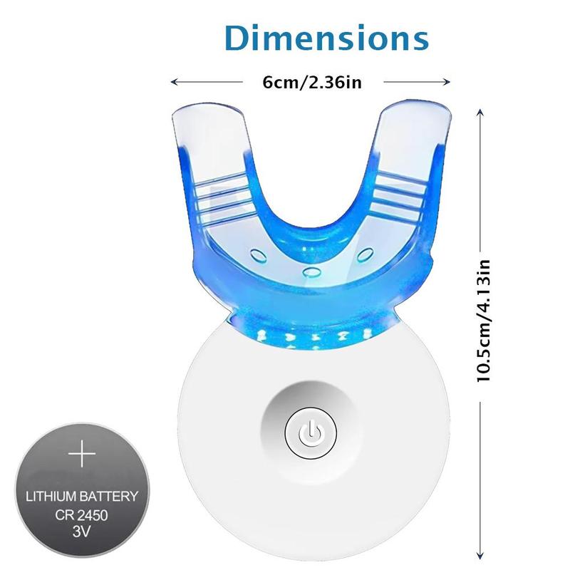 Teeth Beauty Kit, 1 Set Teeth Brightening Kit, 10 Min Non-sensitive Fast Teeth Beauty Tool with 6 Teeth Gel, Oral Care Product for Women & Men, Teeth Cleaning Products