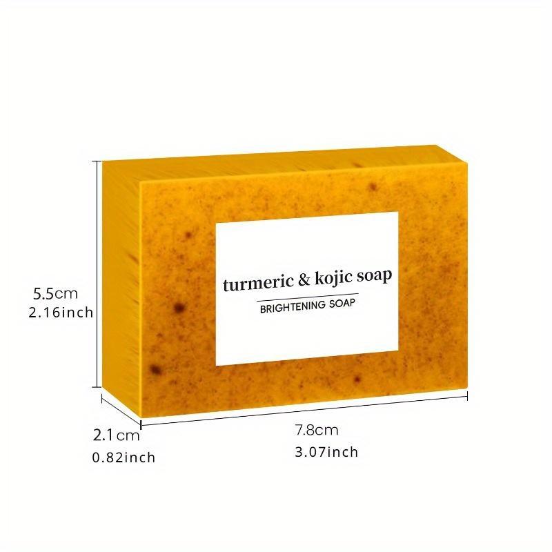Turmeric Soap, 10pcs set Lemon Soap for Christmas Gift, Koji Soap, Handmade Cold Processed Soap, Body Cleansing Handmade Soap, Bath & Body Care Product, Gift for Girlfriend
