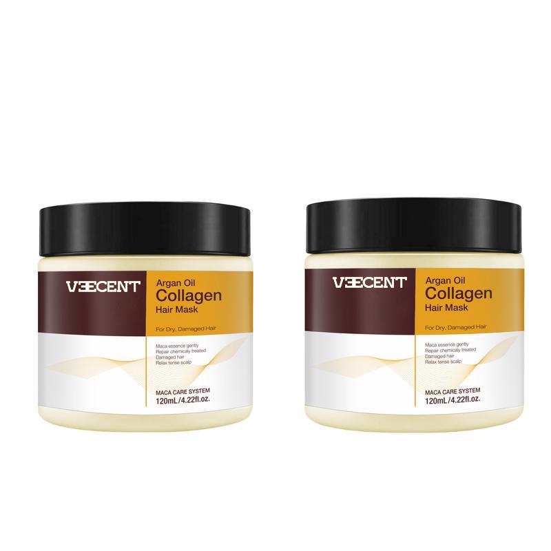 Collagen Hair Treatment Deep RepairConditioning Argan Oil Collagen HairMask Essence for Dry Damaged HairAll Hair Types 4.22fl.oz.  120ml Conditioner Haircare