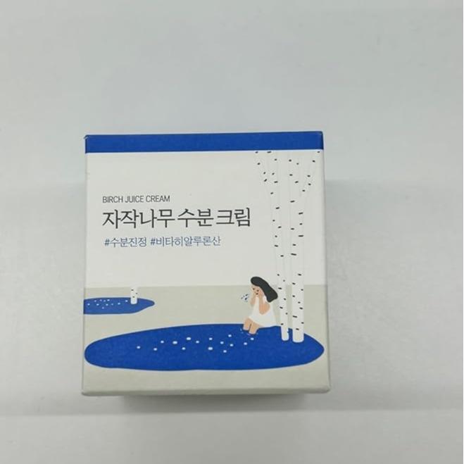ROUND LAB Birch Juice Moisturizing Cream 80ml   Vita Hyaluronic Acid, Moisture Filling, Hydrating Cream Hydrate Moisturizer