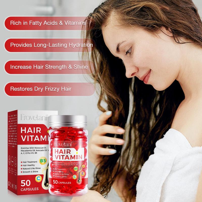 Hair Vitamin Capsule Essential Oil, 1 Box Deeply Moisturizing Nourishing Hair Oil, Hair Care & Styling Product for Women & Men