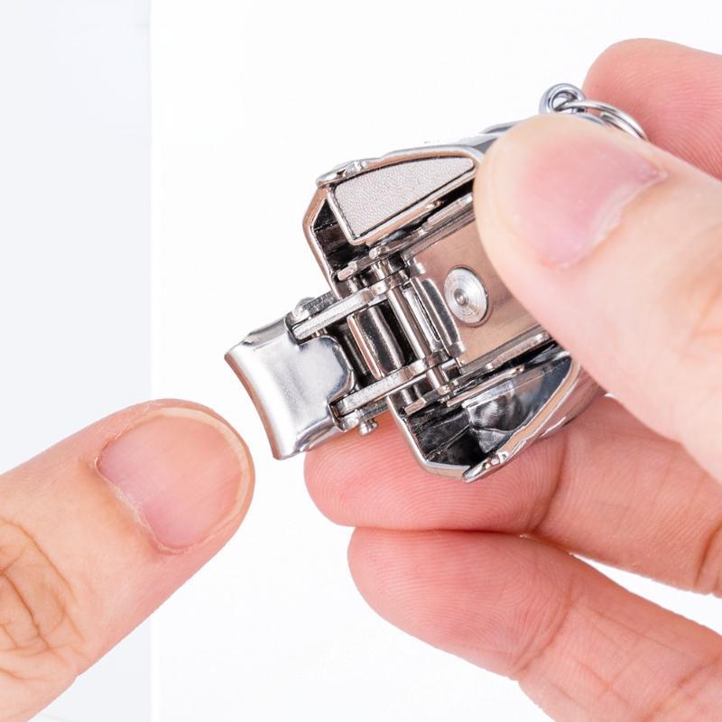 Mini Folding Nail Clipper, Portable Stainless Steel Nail Clipper, Nail Tools for Women & Men, Manicure & Pedicure Tool