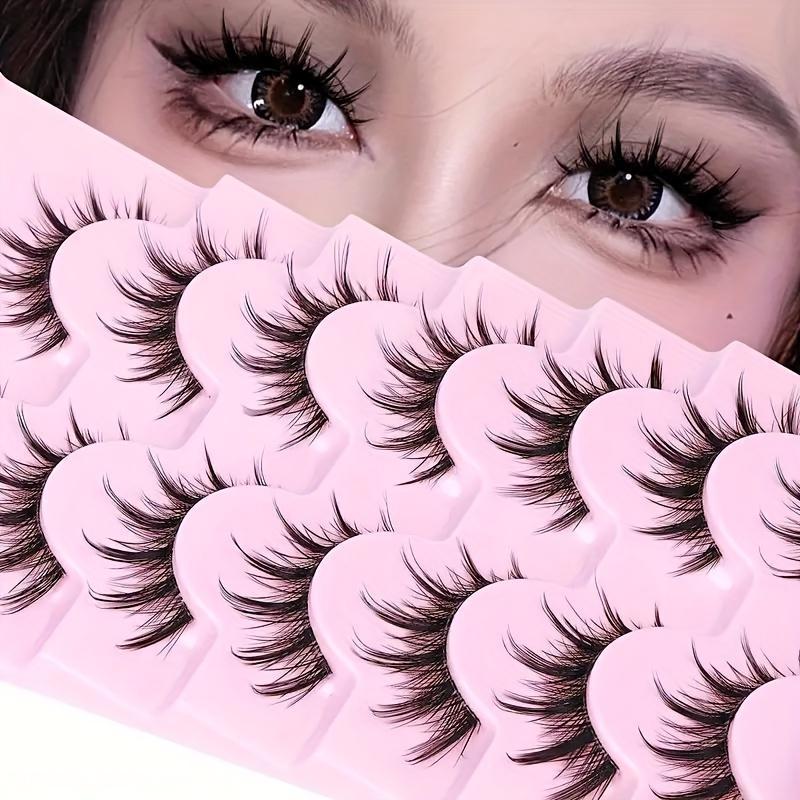 Cat Eye False Eyelashes, Extra Long And Thick False Eyelashes For Makeup And Eyelash Extension, Cosplay False Eyelashes, 3D Wispy False Eyelashes
