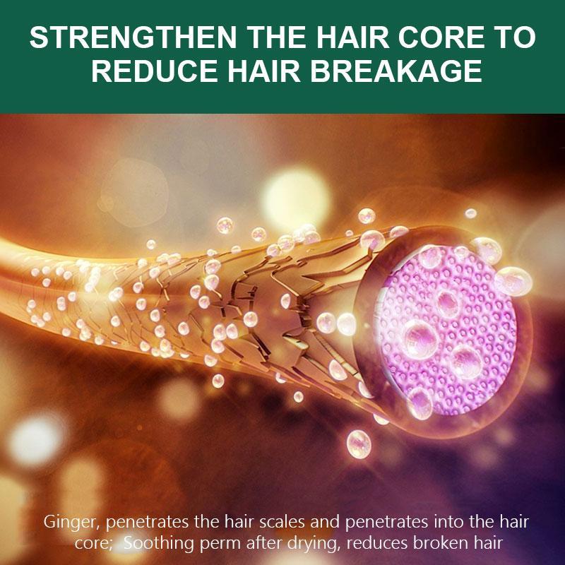 Ginger Essential Oil for Hair & Scalp, Hair Care Essential Oil for Dry & Split Ends, Moisturizing Hair Care Product for Men & Women, Daily Hair Care Product