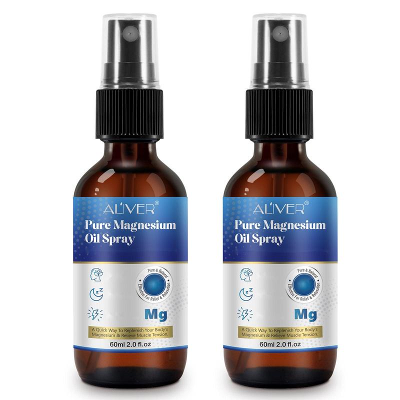 Aliver magnesium glycinate&foot spray oil-topical&pure magnesium for high cortisol,women and sleep