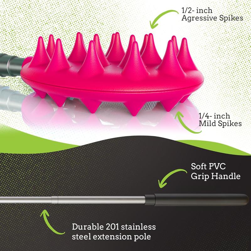 Back Scratcher for Men, Women & Kids, Double Side Itch Reliever for Back, Head and Body, Compact Back Scratcher Extendable