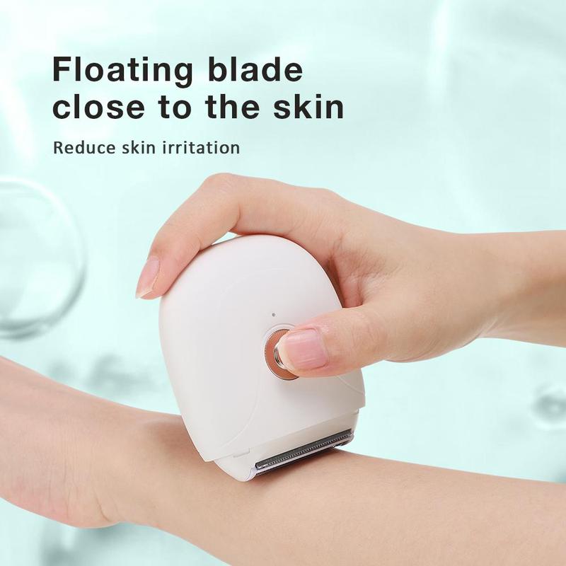Portable Electric Shaver, Rechargeable Electric Razor, Mini Electric Shaver for Bikini Line, Legs, Underarms and Private Areas, Suitable for Home & Travel
