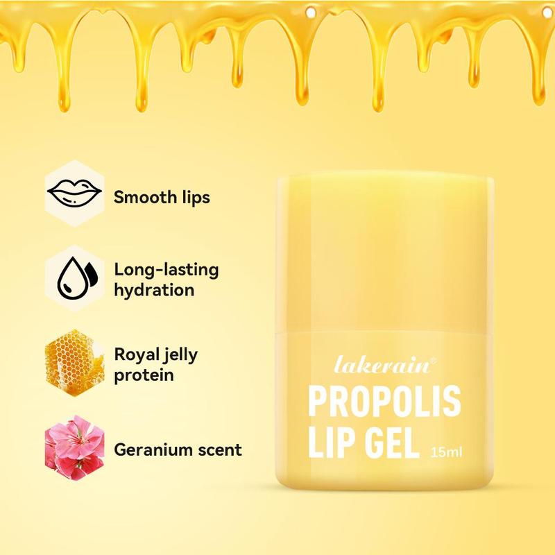 Honey Lip Gel, 3 Counts set Hydrating Overnight Lip Balm Lip Mask, Long-lasting Moisture, Gentle Exfoliation, Lip Care Products for Women and Girls